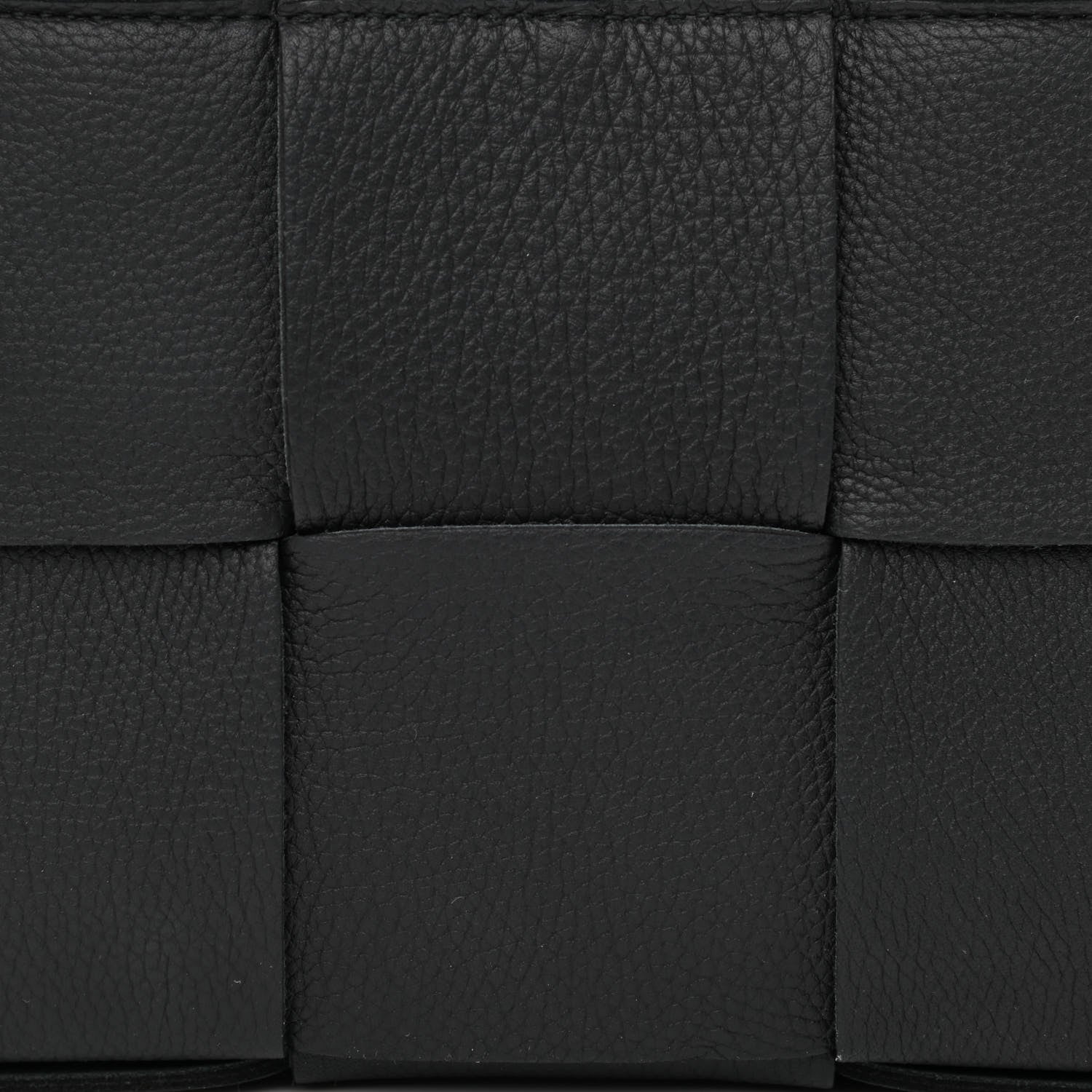 Bottega Veneta Grained Calfskin Maxi Intrecciato Mini Arco Tote Black 9 of 12
