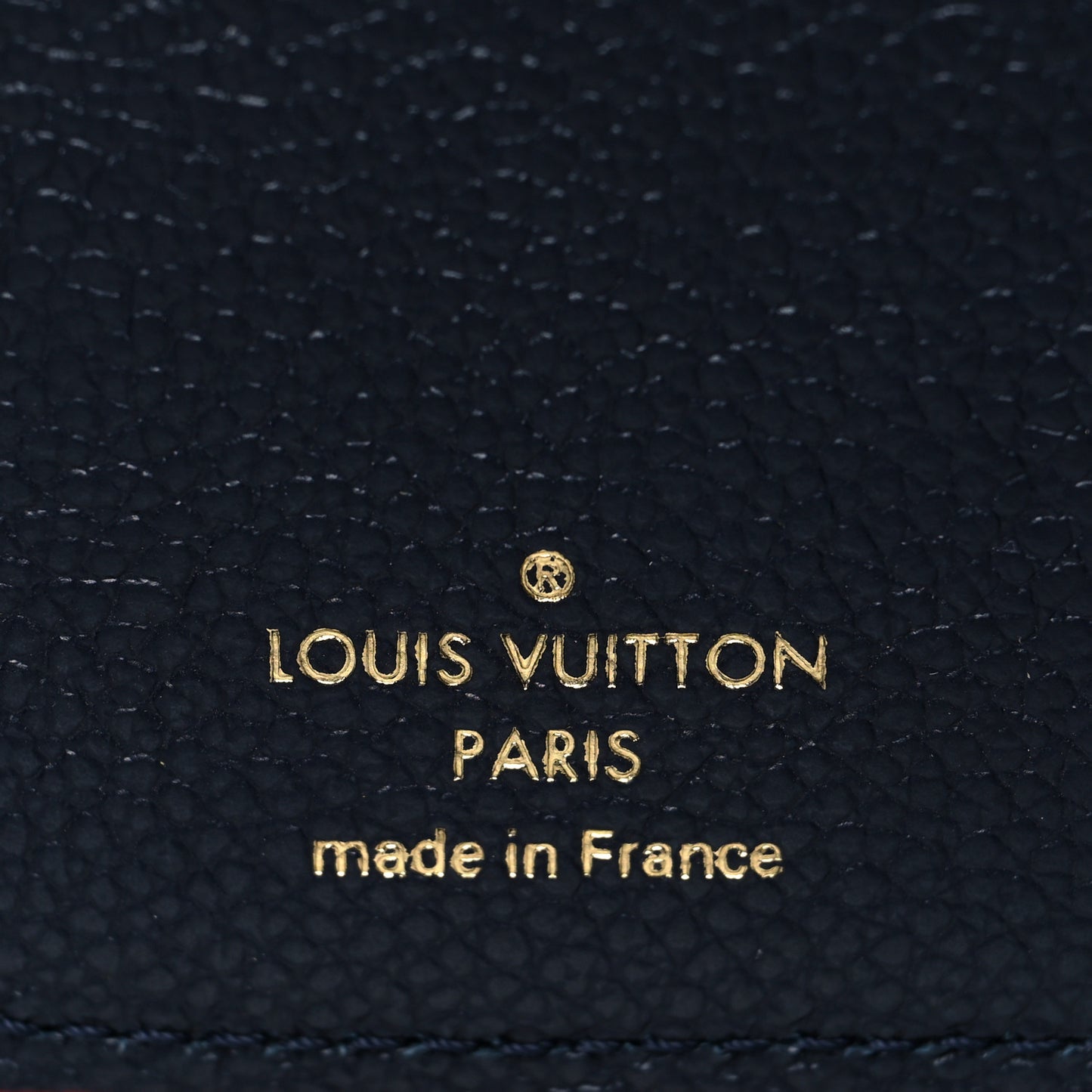 Empreinte Victorine Wallet Marine Rouge