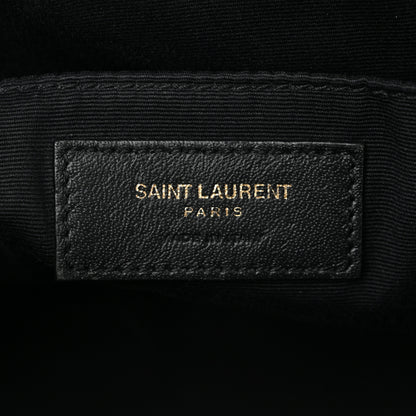 Saint Laurent Calfskin Matelasse Monogram Lou Camera Bag Dark Beige 7 of 15