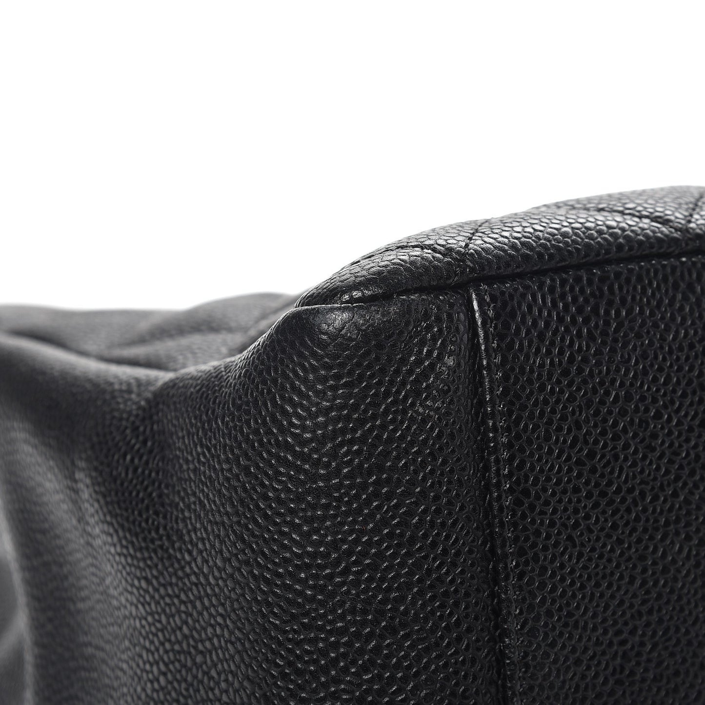 Caviar Quilted Grand Shopping Tote GST Black