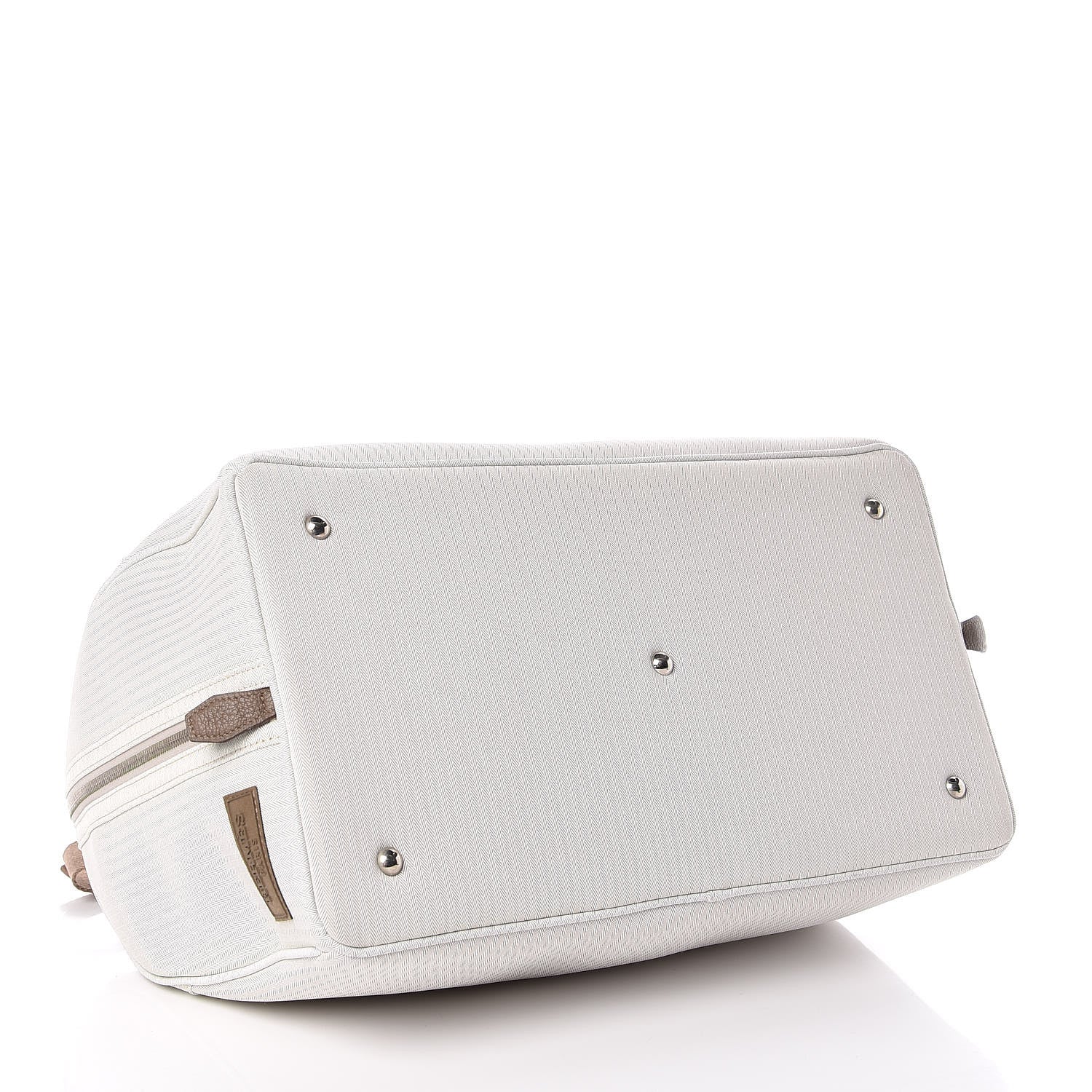 Hermes Toile Buffle Skipper TouTou Pet Carrier Etoupe 4 of 13
