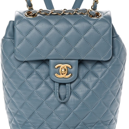 Chanel Lambskin Quilted Mini Urban Spirit Backpack Light Blue 8 of 13