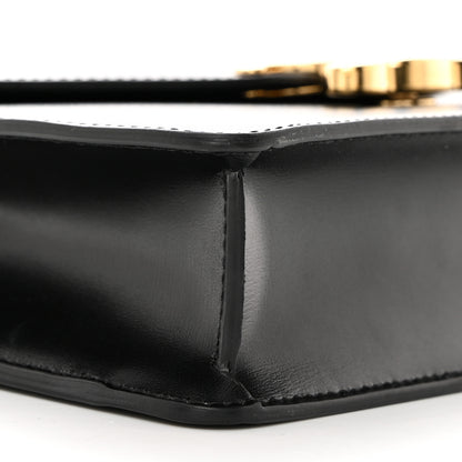 Celine Shiny Calfskin Triomphe Margo Wallet on Chain Black 9 of 10