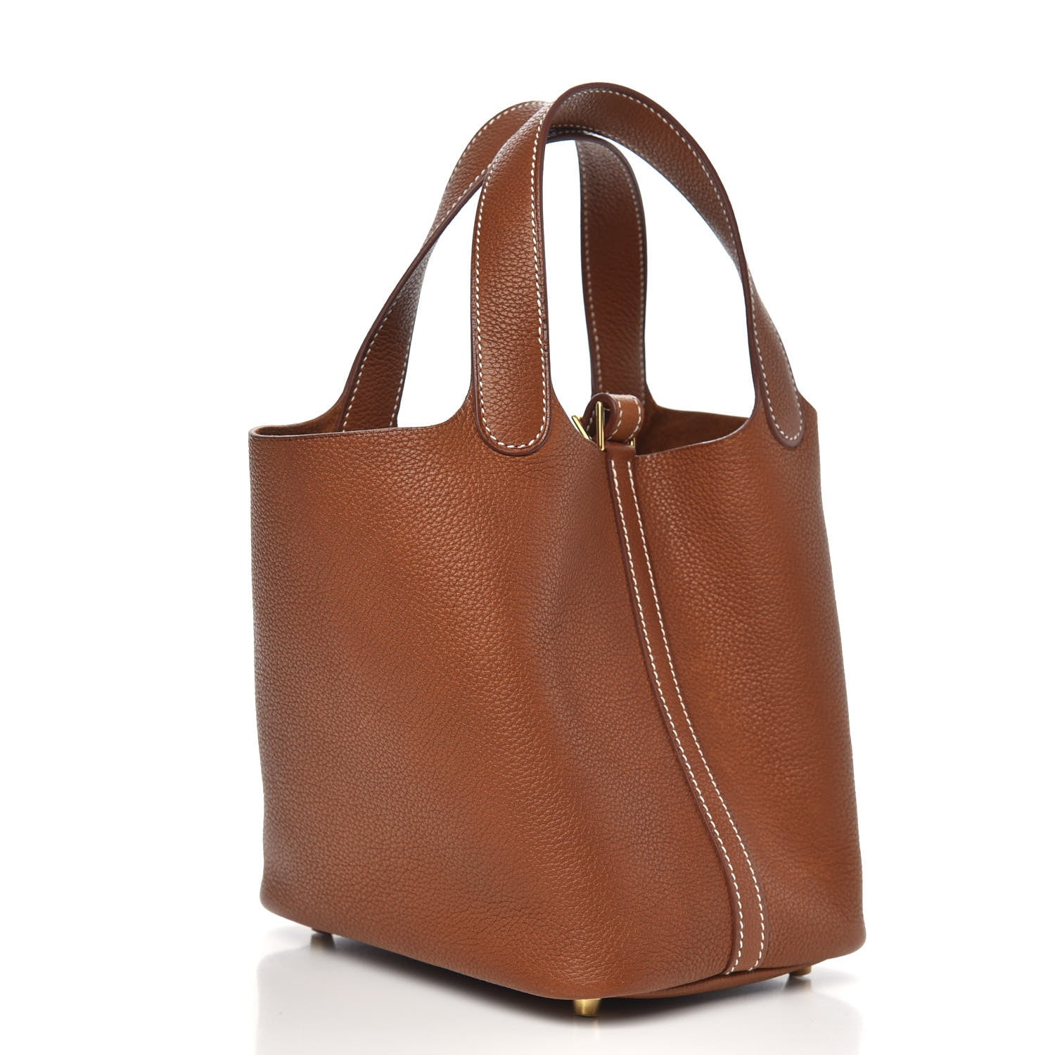 Hermes Barenia Faubourg Picotin Lock 18 PM Fauve 3 of 10