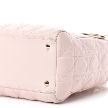 Christian Dior Lambskin Cannage Medium Lady Dior Light Pink 7 of 19