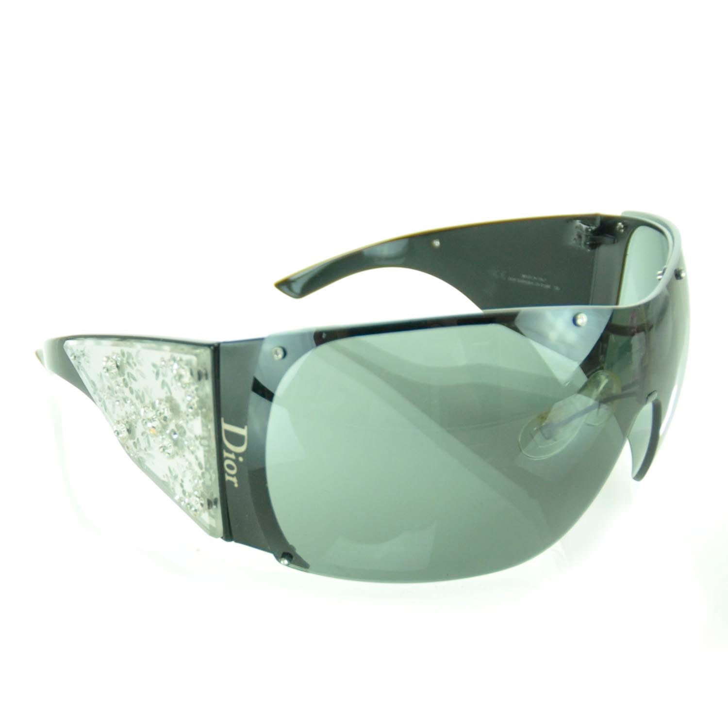Christian Dior Swarovski Crystal Grand Salon Sunglasses Black 1 of 8