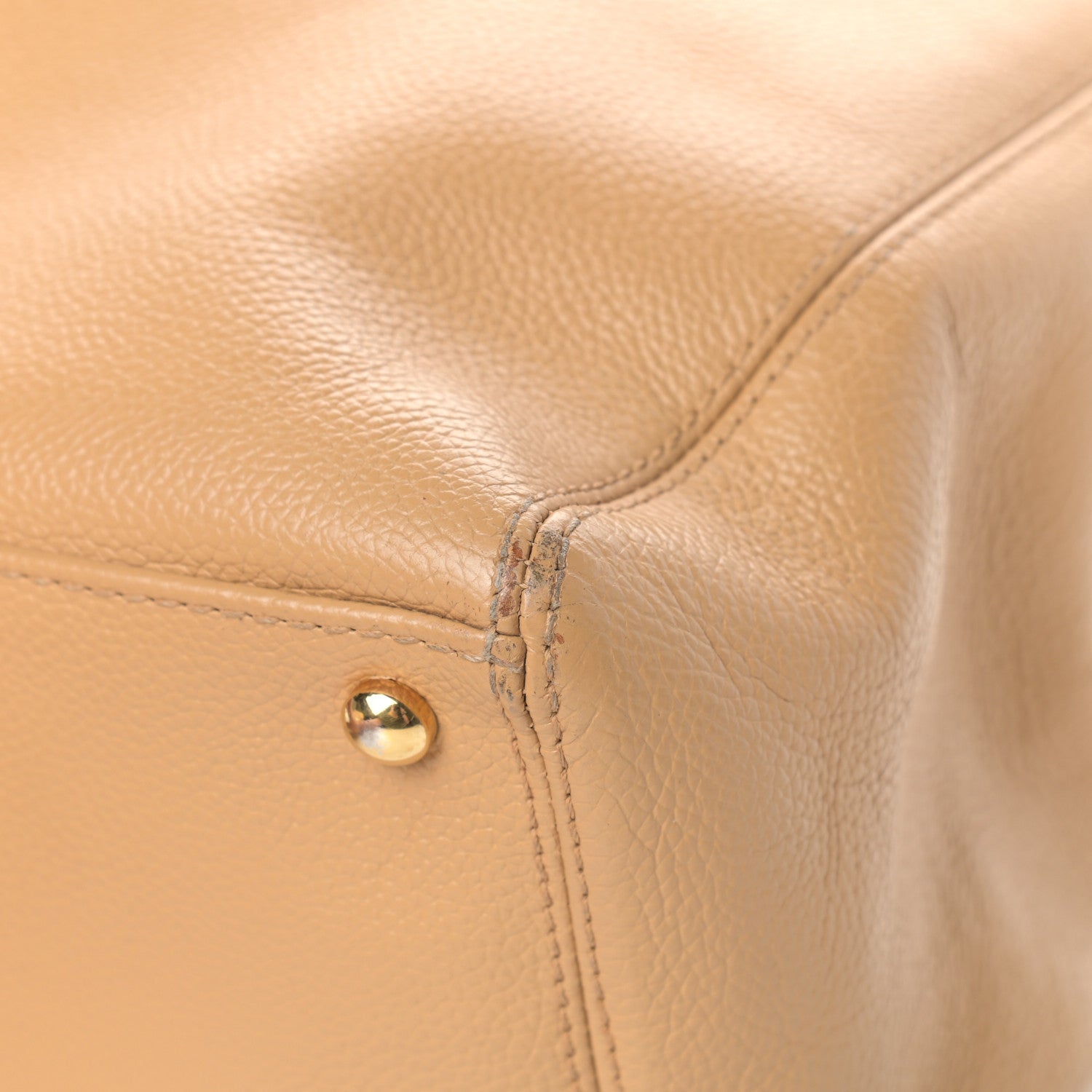 Chanel Calfskin Cerf Executive Shopper Tote Beige 10 of 15