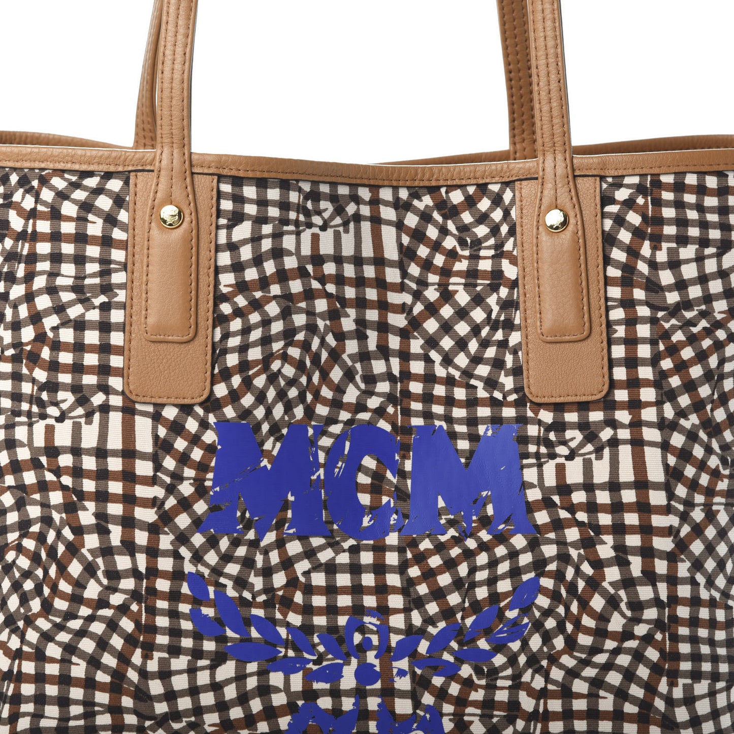 Visetos Medium Liz Reversible Shopper Tote Cognac