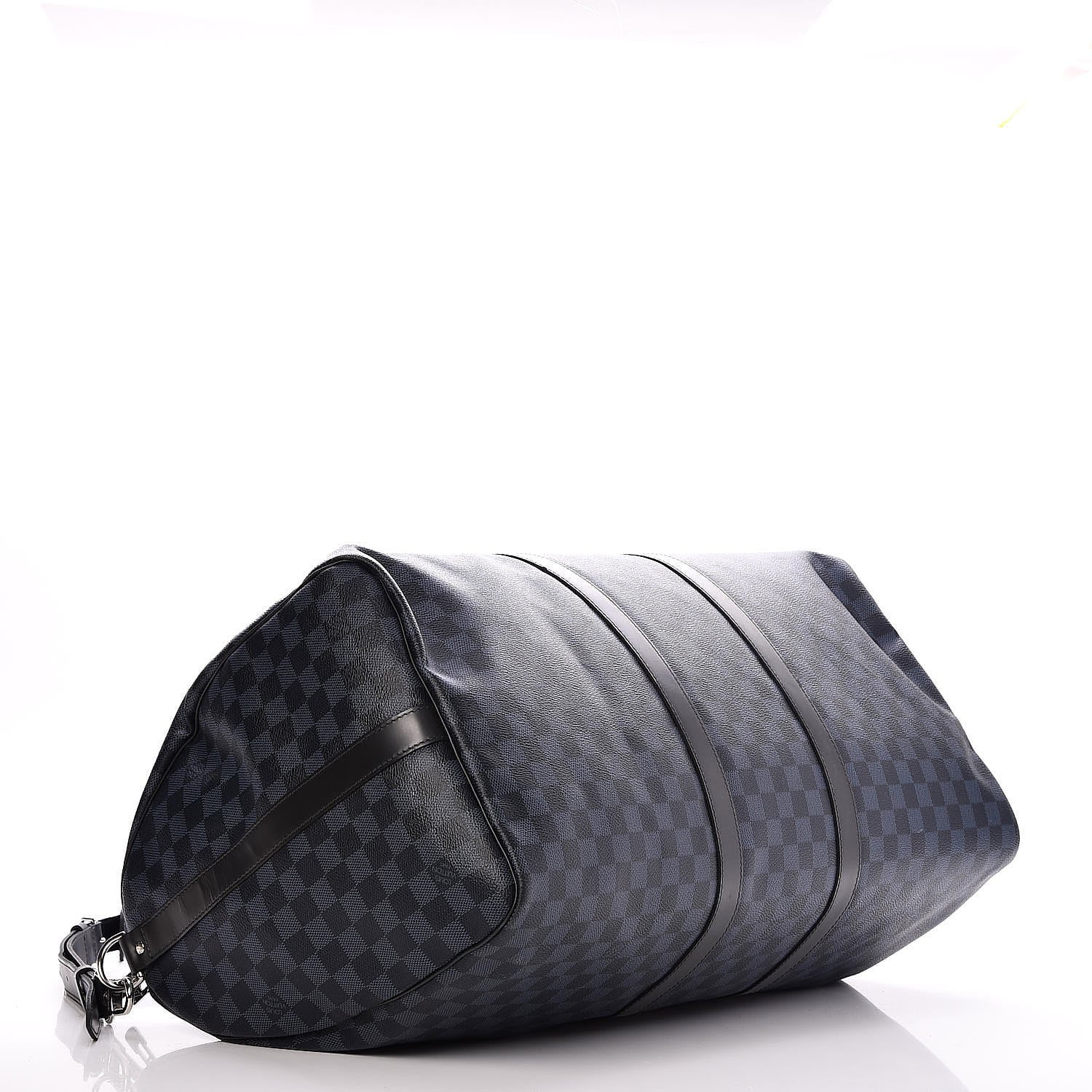 Louis Vuitton Damier Cobalt Keepall Bandouliere 55 4 of 11
