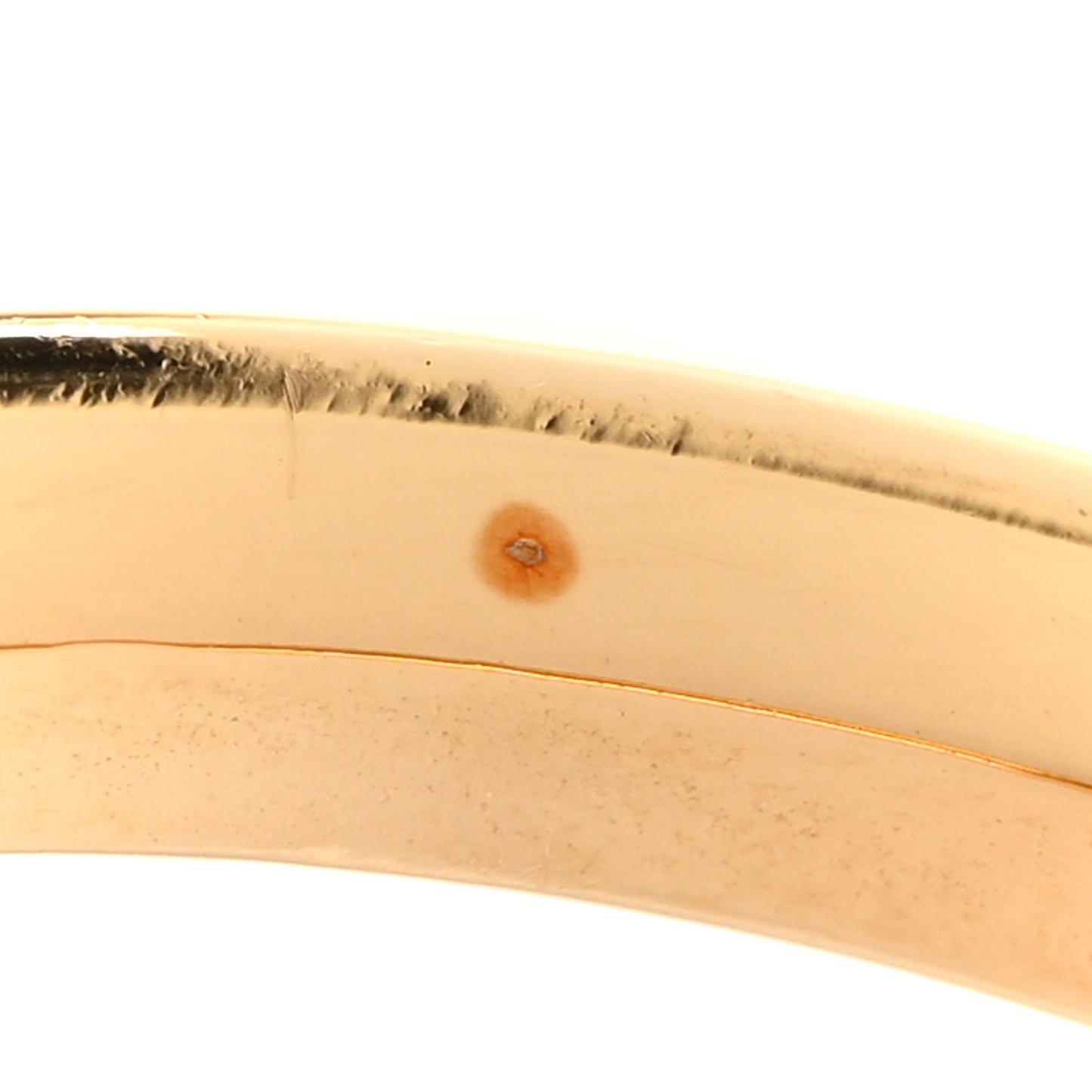 Metal Louise Hoop Earrings Gold
