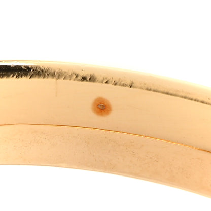 Louis Vuitton Metal Louise Hoop Earrings Gold 5 of 5