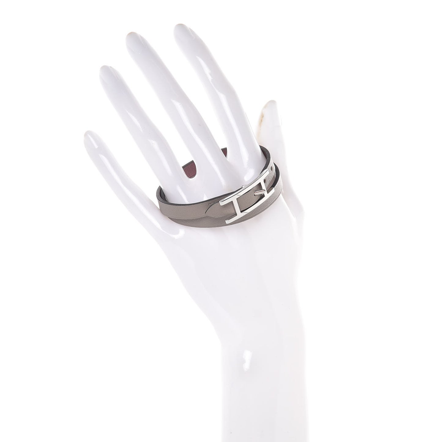 Swift Behapi Double Tour Bracelet T2 Gris Asphalte Bordeaux