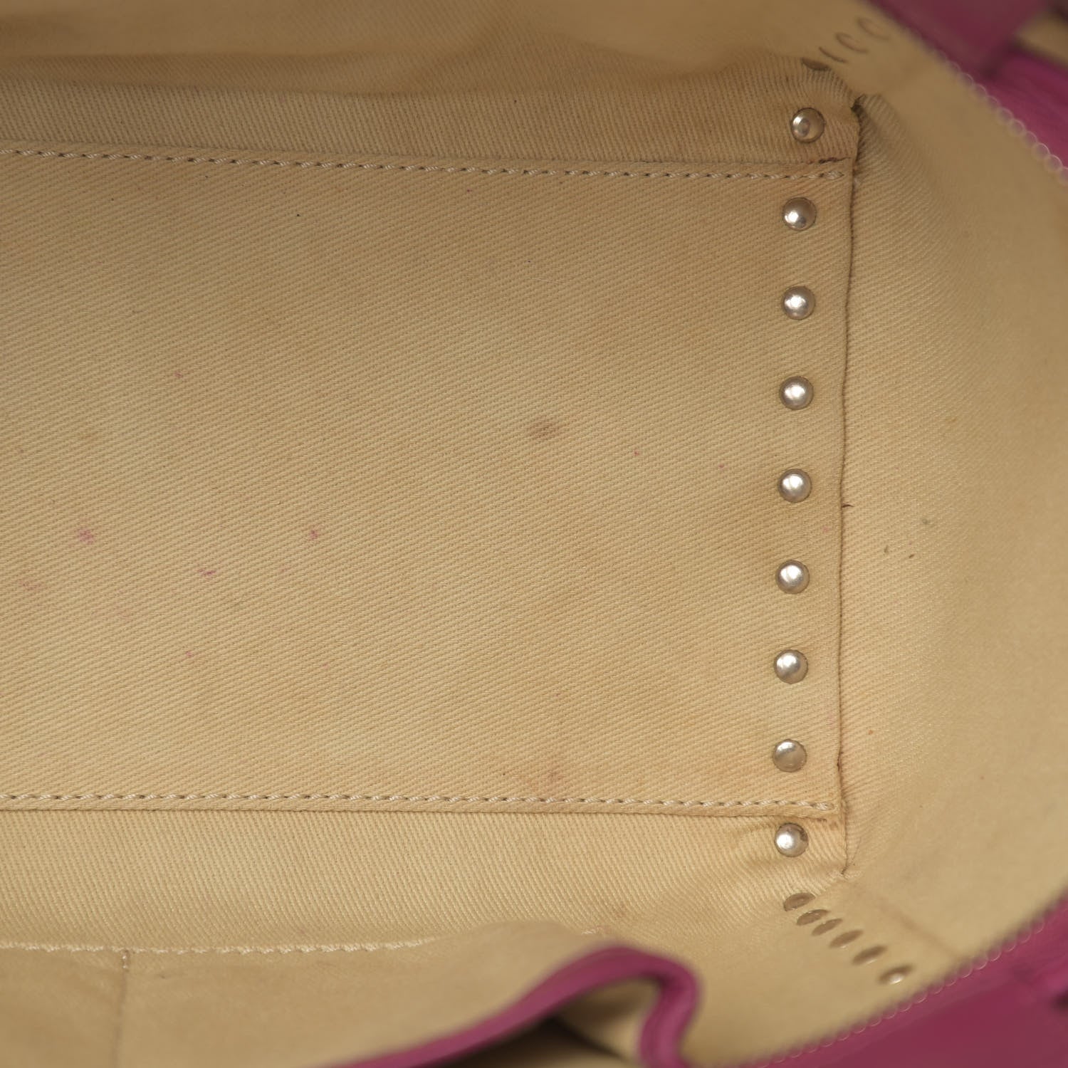 Valentino Garavani Vitello Small Rockstud Double Handle Tote Deep Cyclamin 10 of 17