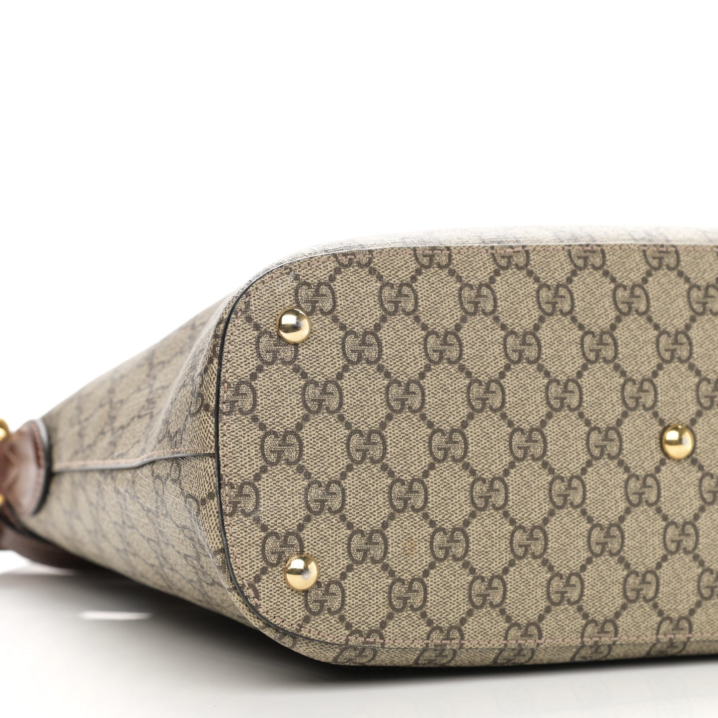 GG Supreme Monogram Linea A Hobo Brown