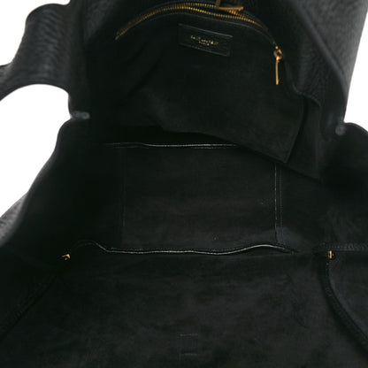 Saint Laurent Grained Deerskin Bea Tote Black 4 of 7