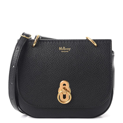 Mulberry Small Classic Grain Calfskin Mini Amberley Flap Black 1 of 9