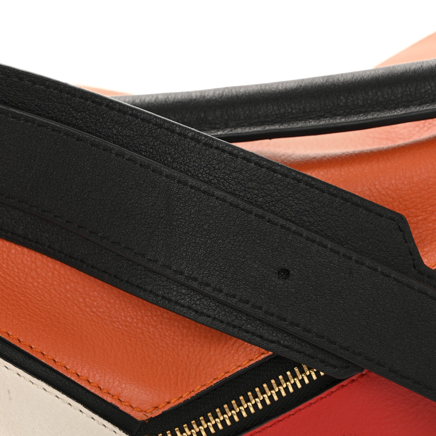 Calfskin Medium Puzzle Bag Multicolor Black