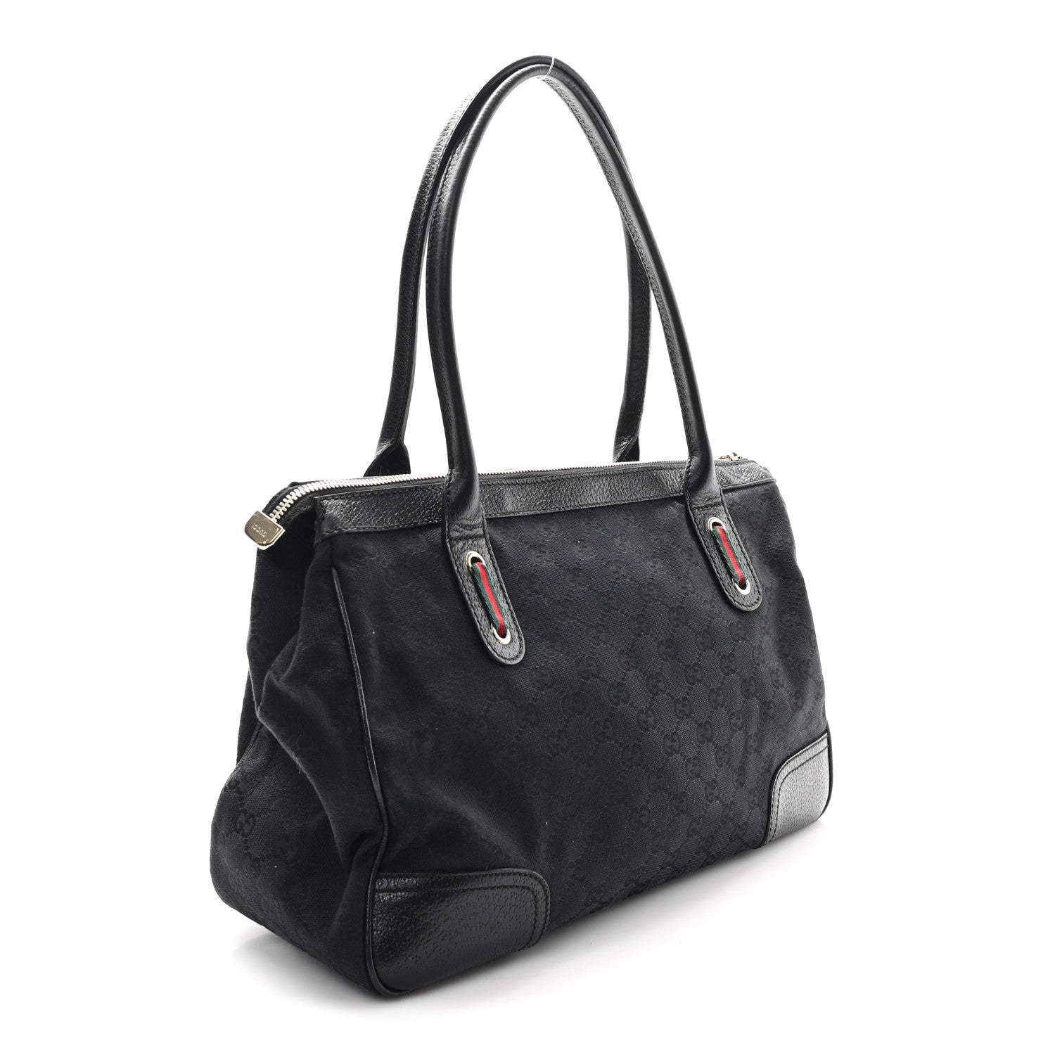 Gucci Monogram Medium Princy Tote Black 3 of 10