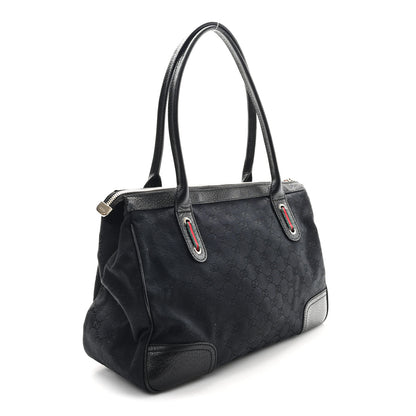 Gucci Monogram Medium Princy Tote Black 3 of 10
