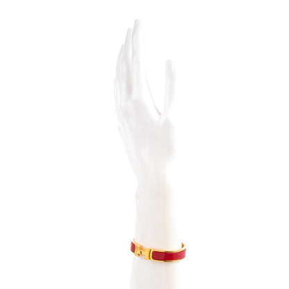 Hermes Enamel Clic Clac H Narrow Bracelet PM 2 of 4
