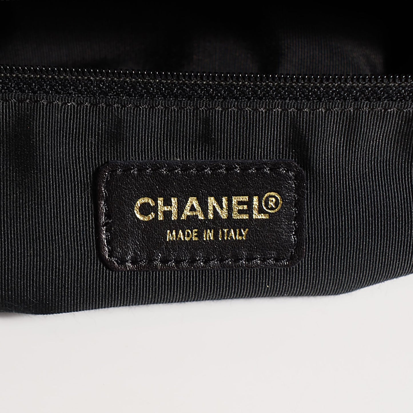 Lambskin Quilted Chocolate Bar CC Flap Black
