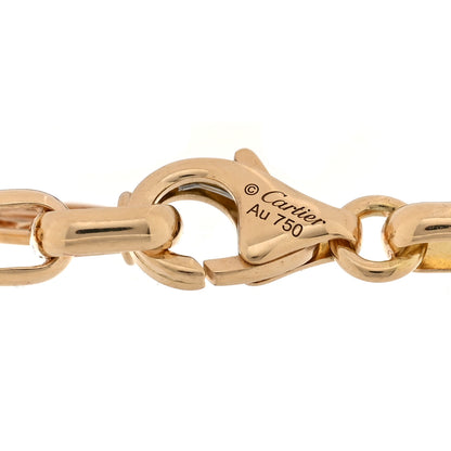 Cartier 18K Pink Yellow White Gold Trinity Cushion Shaped Bracelet 3 of 3