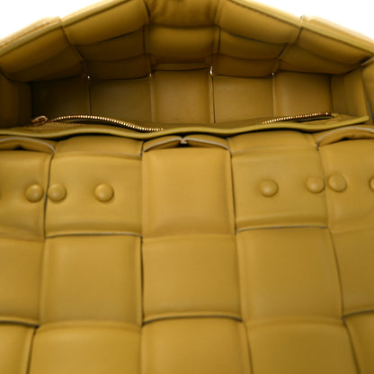 Bottega Veneta Lambskin Maxi Intreccio Padded Chain Cassette Crossbody Bag Butter 5 of 8