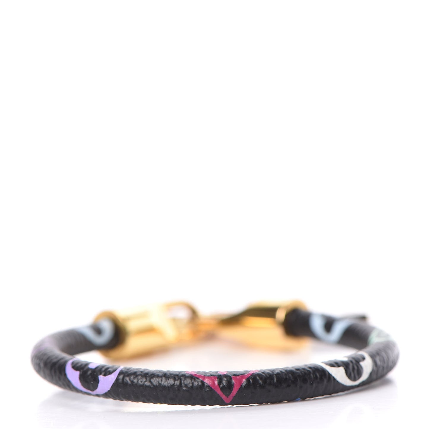Monogram Multicolor Luck It Bracelet 17 Black