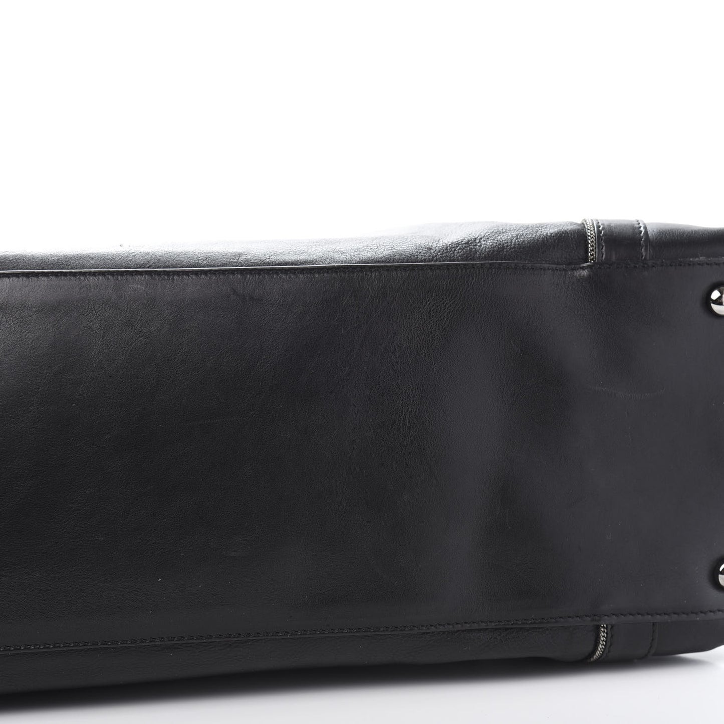 Lambskin East West Soho Shopper Black