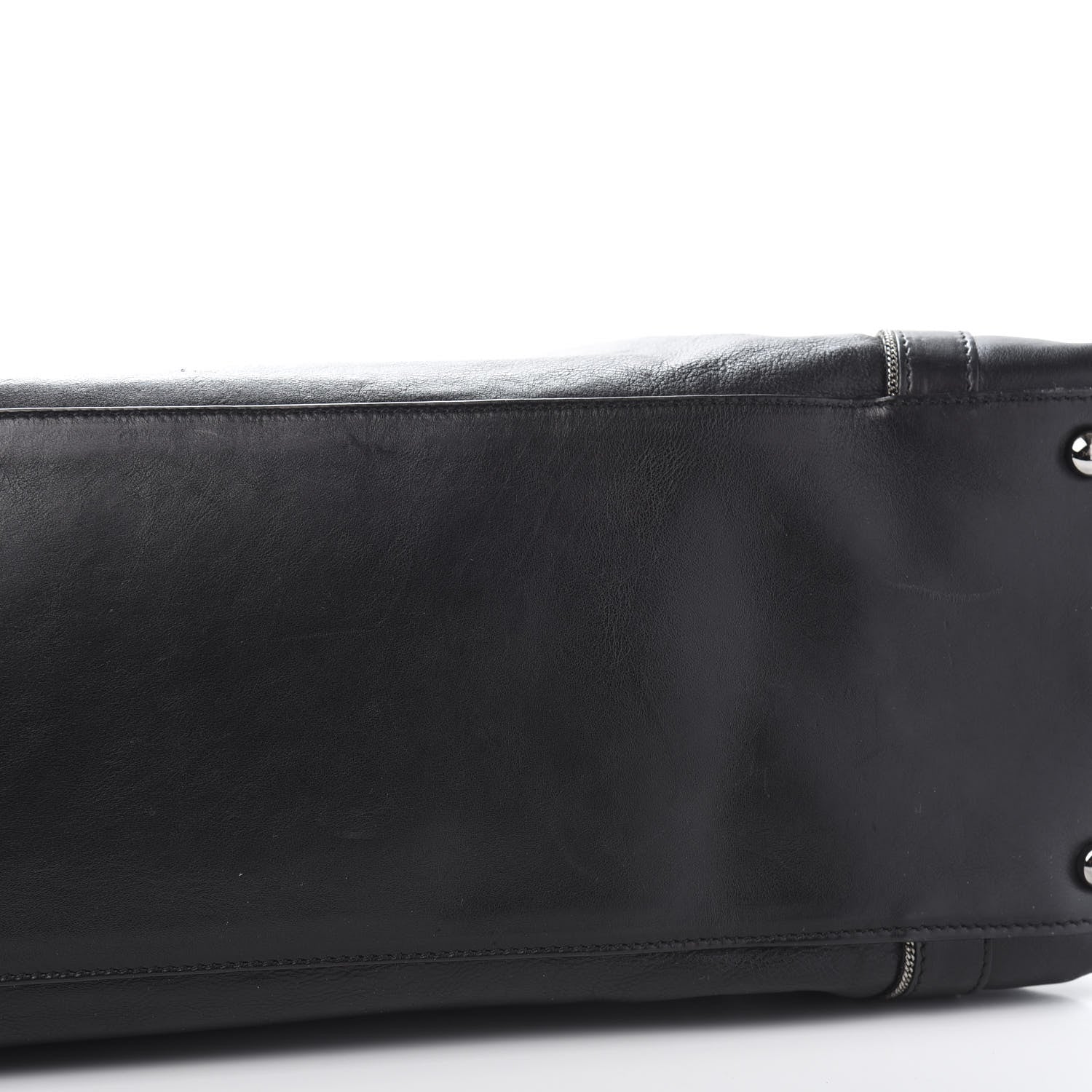 Chanel Lambskin East West Soho Shopper Black 13 of 15
