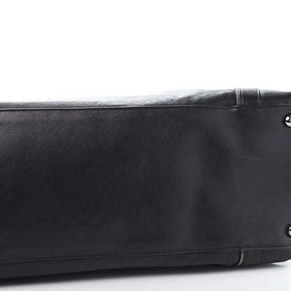 Chanel Lambskin East West Soho Shopper Black 13 of 15