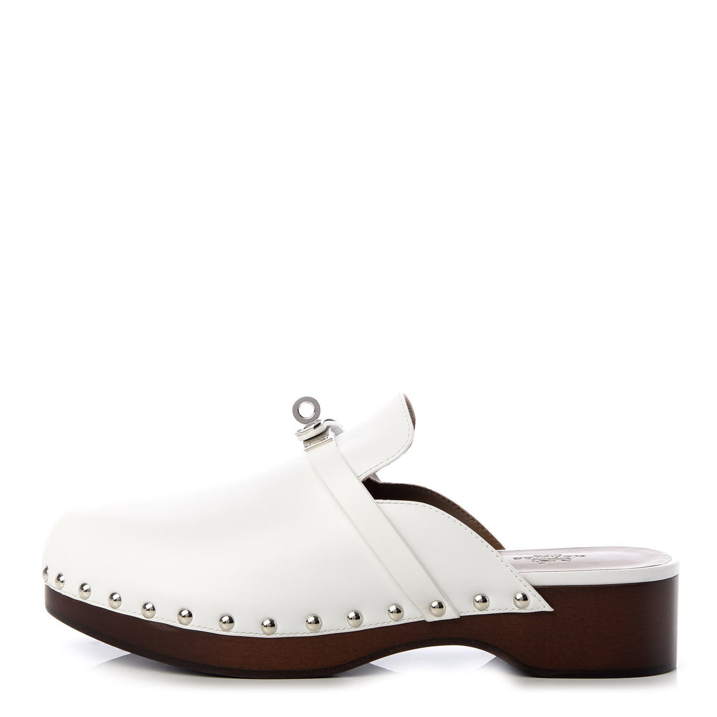 Calfskin Carlotta Mules 39 White