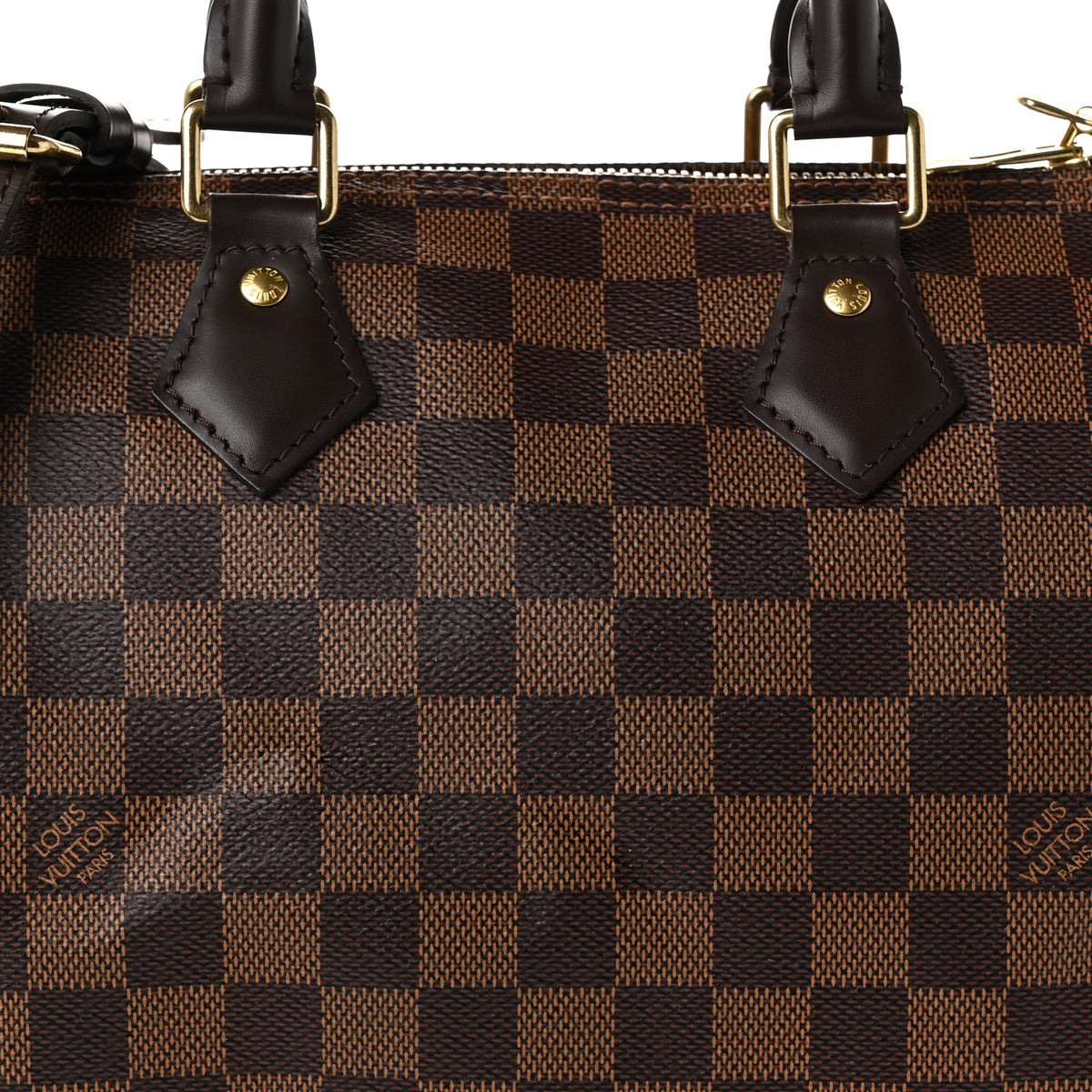Louis Vuitton Damier Ebene Speedy Bandouliere 25 7 of 10