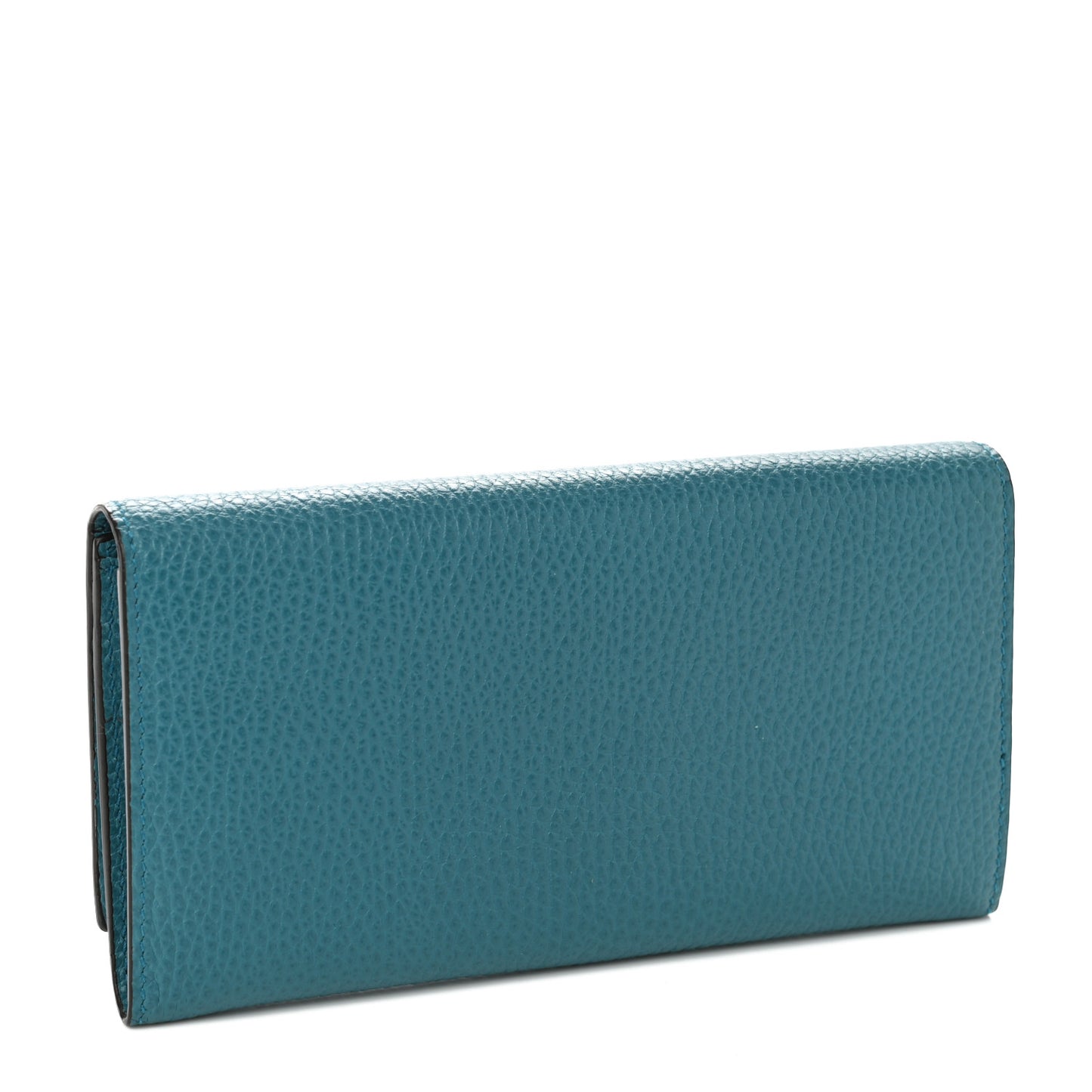 Dollar Calfskin Interlocking G Continental Wallet Deep Cobalt