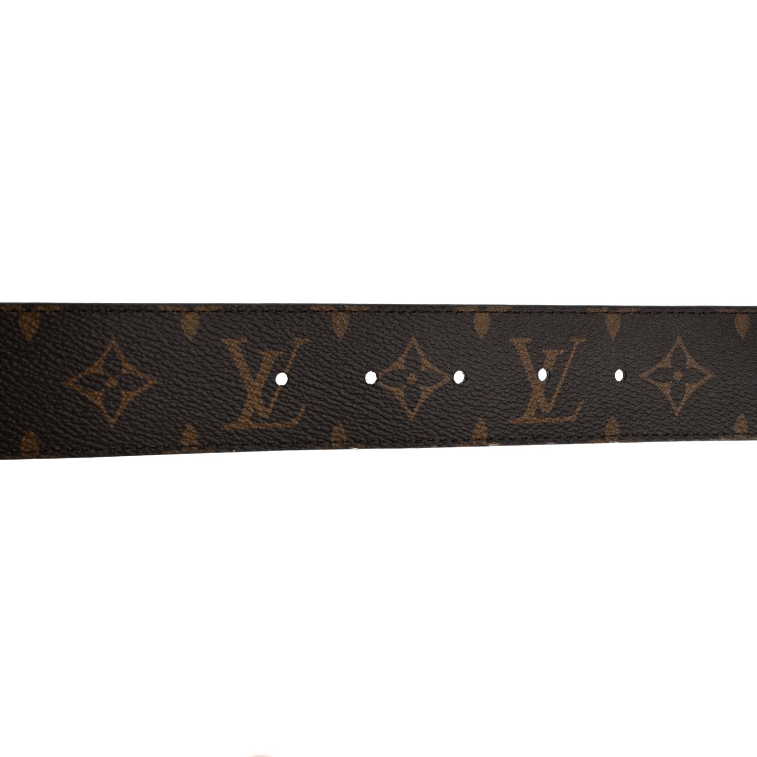 Louis Vuitton Calfskin Monogram Eclipse 40mm LV Line Reversible Belt 95 38 5 of 6