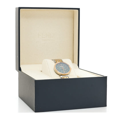 Fendi Stainless Steel Diamond Bezel Black Mother of Pearl 29mm Fendi Forever Quartz Watch 5 of 5
