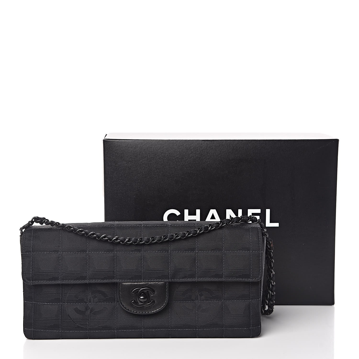Chanel Nylon Travel East West Flap Black 13 of 13