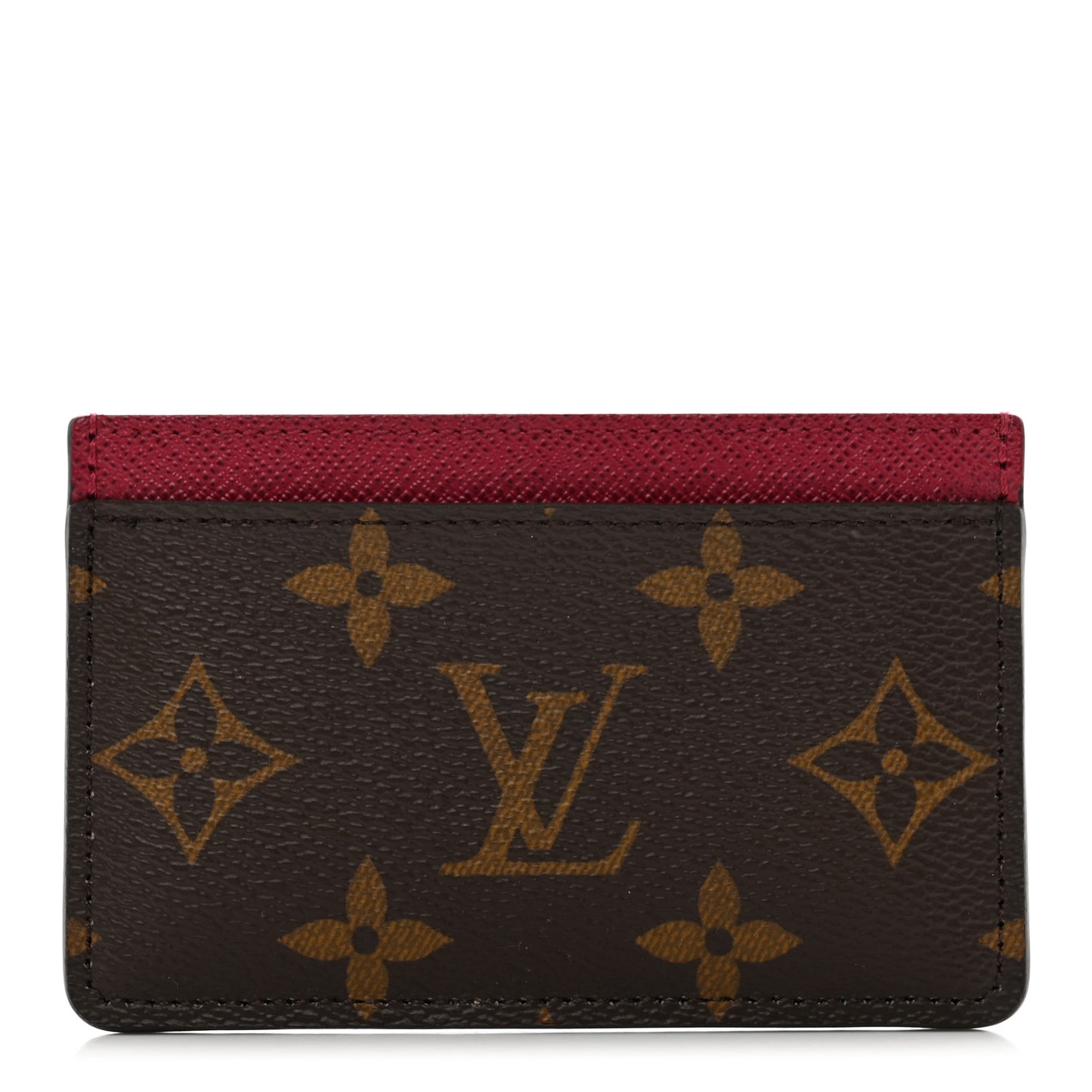 Monogram Card Holder Fuchsia