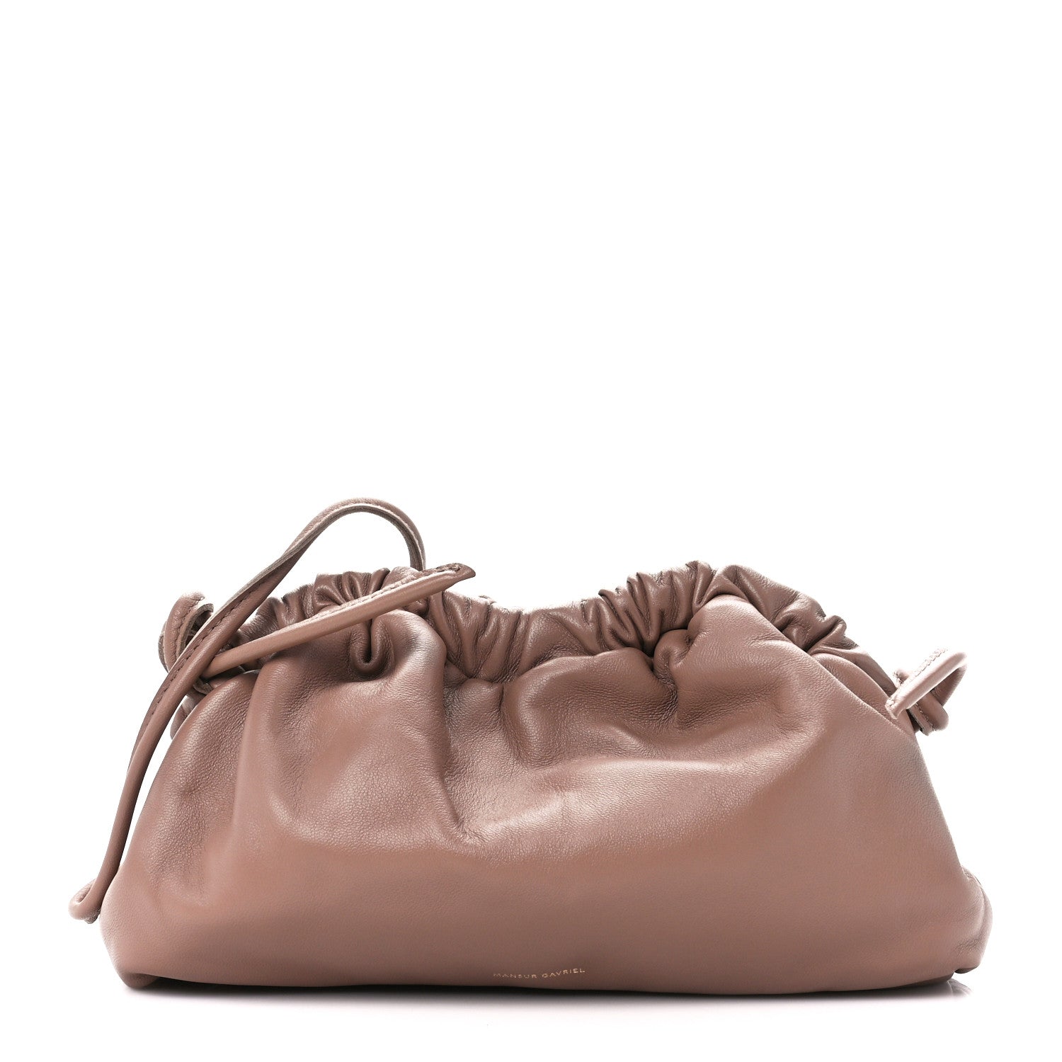 Mansur Gavriel Lambskin Cloud Mini Clutch Biscotto 1 of 10