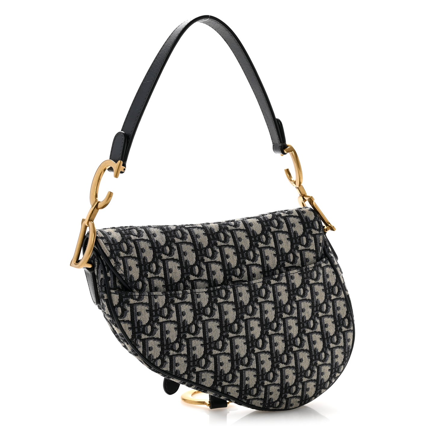 Oblique Saddle Bag Blue