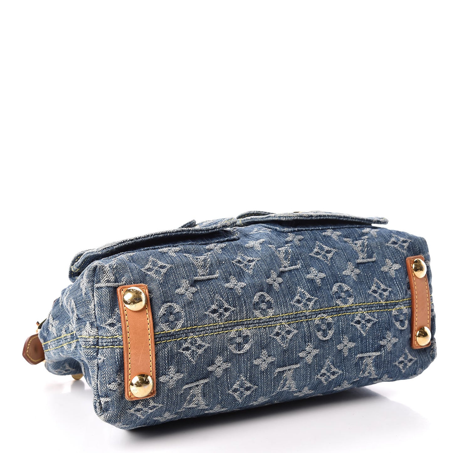 Monogram Denim Baggy PM Blue