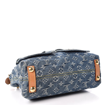 Louis Vuitton Monogram Denim Baggy PM Blue 5 of 17
