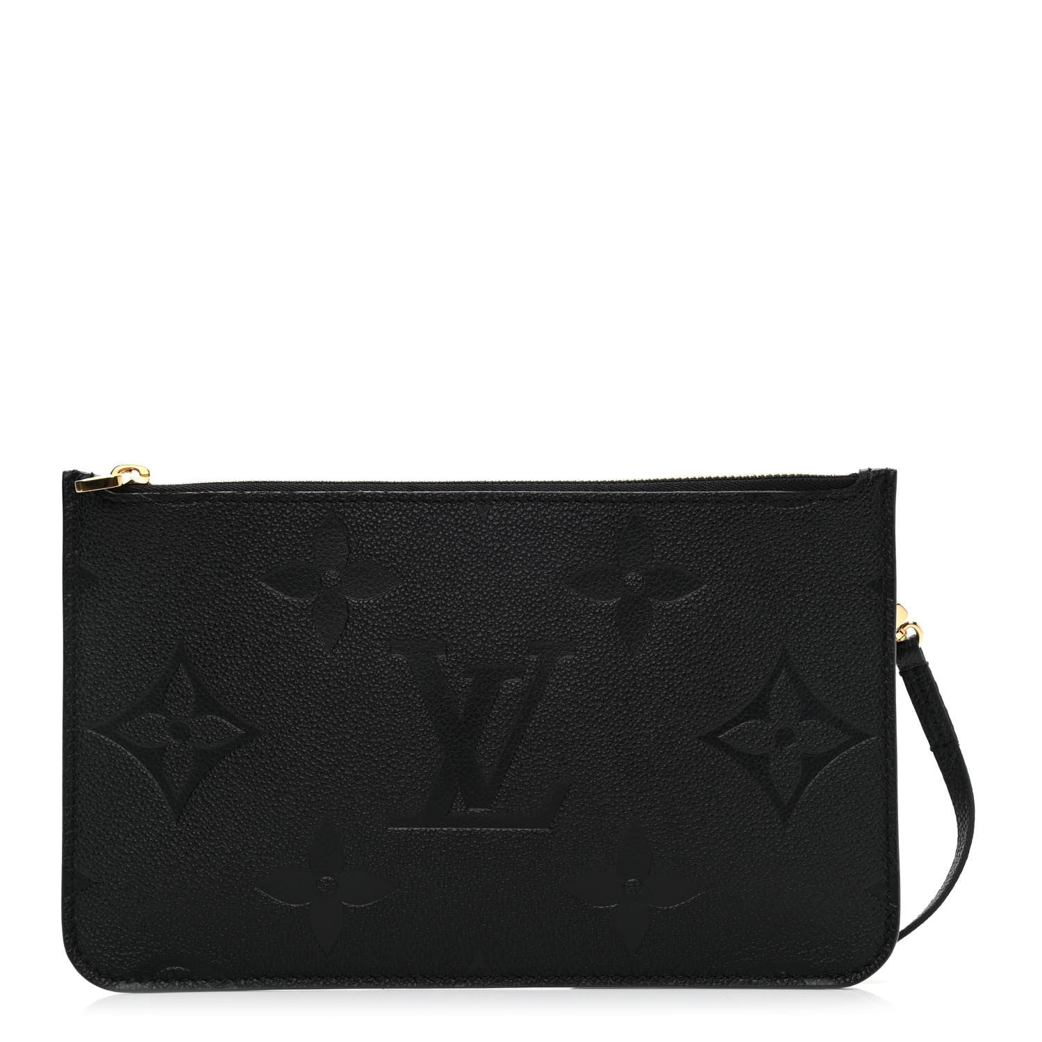 Louis Vuitton Empreinte Monogram Giant Neverfull MM Pochette Black 1 of 6
