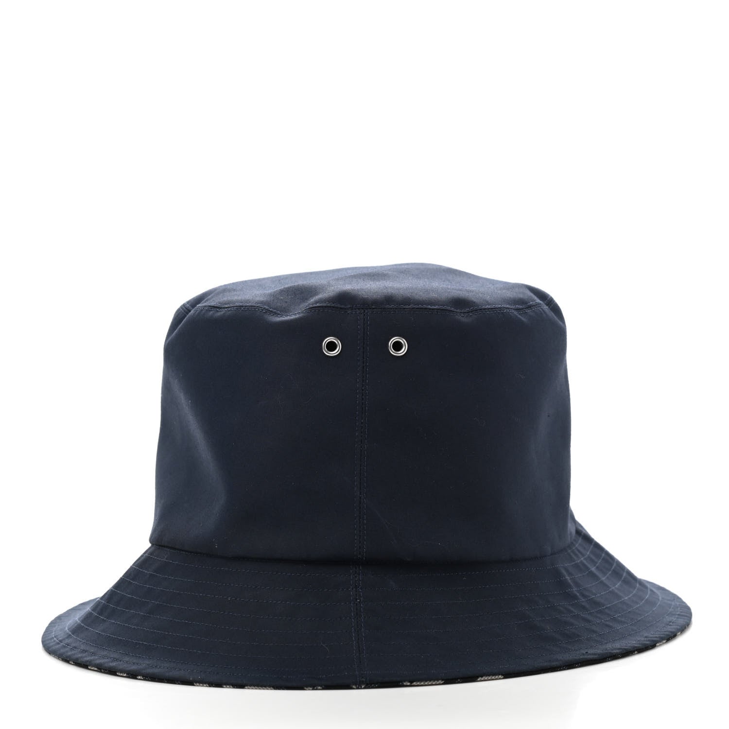 Christian Dior Oblique Reversible Teddy-D Brim Bucket Hat 57 Blue 4 of 8