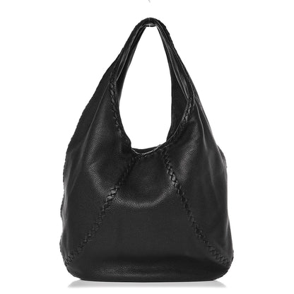 Bottega Veneta Cervo Deerskin Large Hobo Nero Black 1 of 7