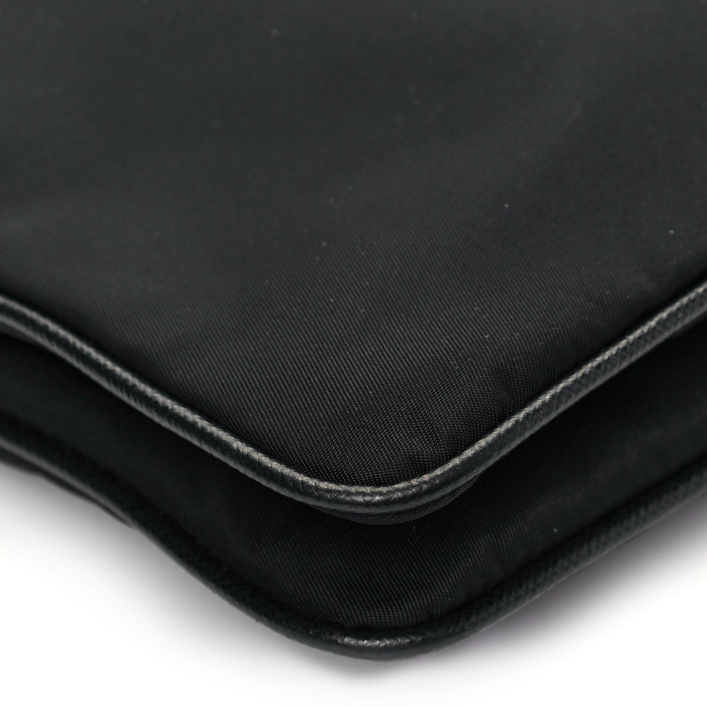 Re-Nylon Saffiano Re-Edition 2000 Double Zip Crossbody Bag Black