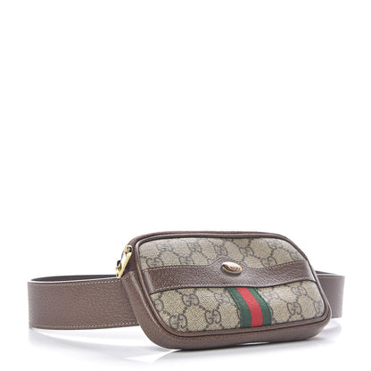 Gucci GG Supreme Monogram Ophidia Belted iPhone Case 95 38 Dark Brown 4 of 11
