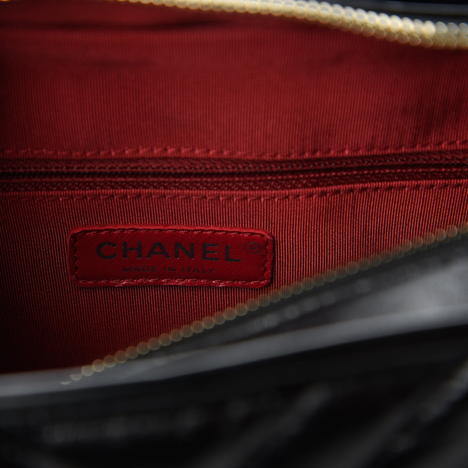 Chanel Aged Calfskin Chevron Quilted Medium Gabrielle Hobo Black 8 of 11