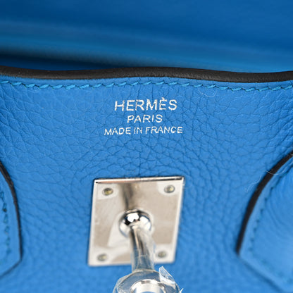 Hermes Togo Birkin 25 Bleu Zanzibar 6 of 11