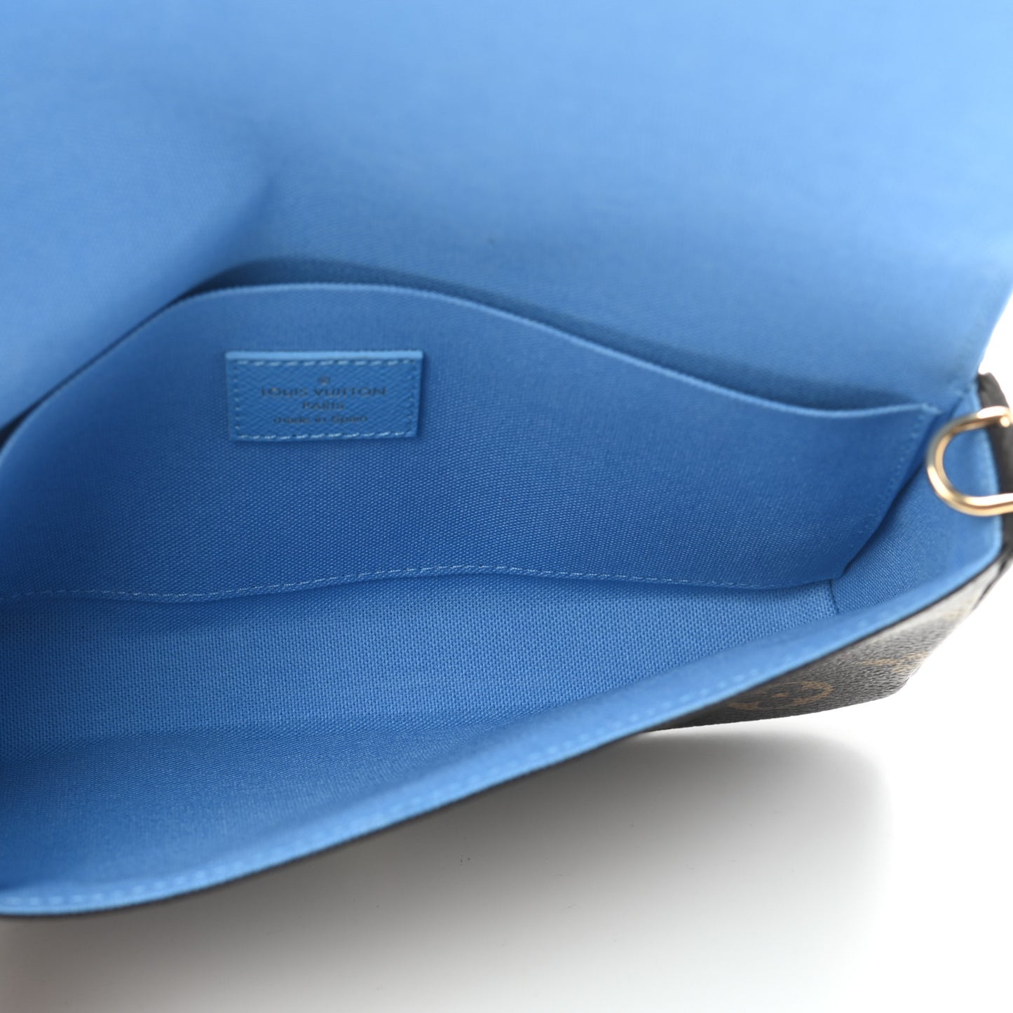 Monogram 2021 Christmas Animation China Wall Pochette Felicie Chain Wallet Myosotis Blue